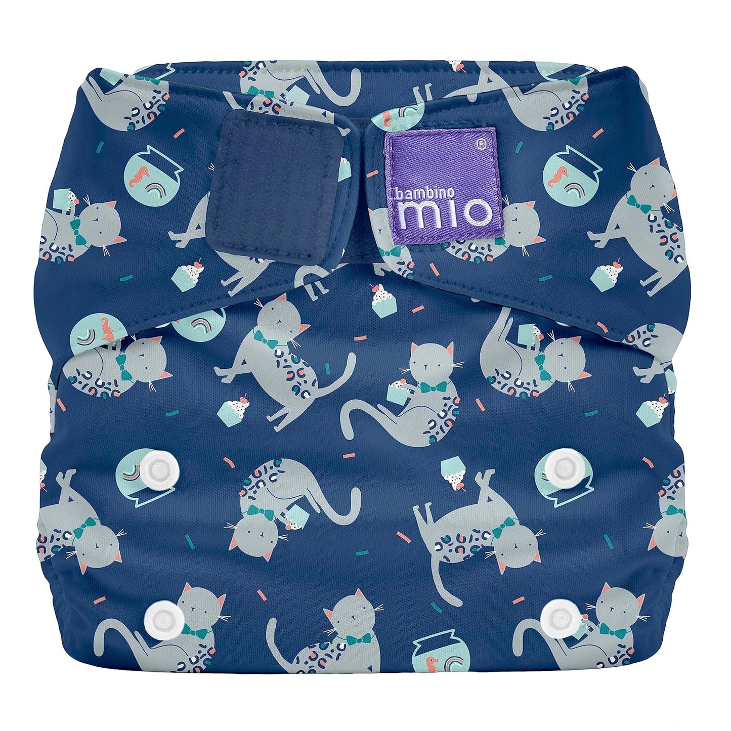 Bambino Mio, tygblöja Miosolo Classic Allt-i-ett, ekologisk blöja utan kemikalier