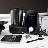 Cecotec Mambo 6090 Multifunktions-Küchenmaschine, 1700 W, 23 Funktioner, Krug Mit Fassungsvermögen 3,3 L, 3 Teller Gleichzeit, 10 Geschwindigkeitsstufen, Timer Kitchen Robots and Mixers Naty Shop