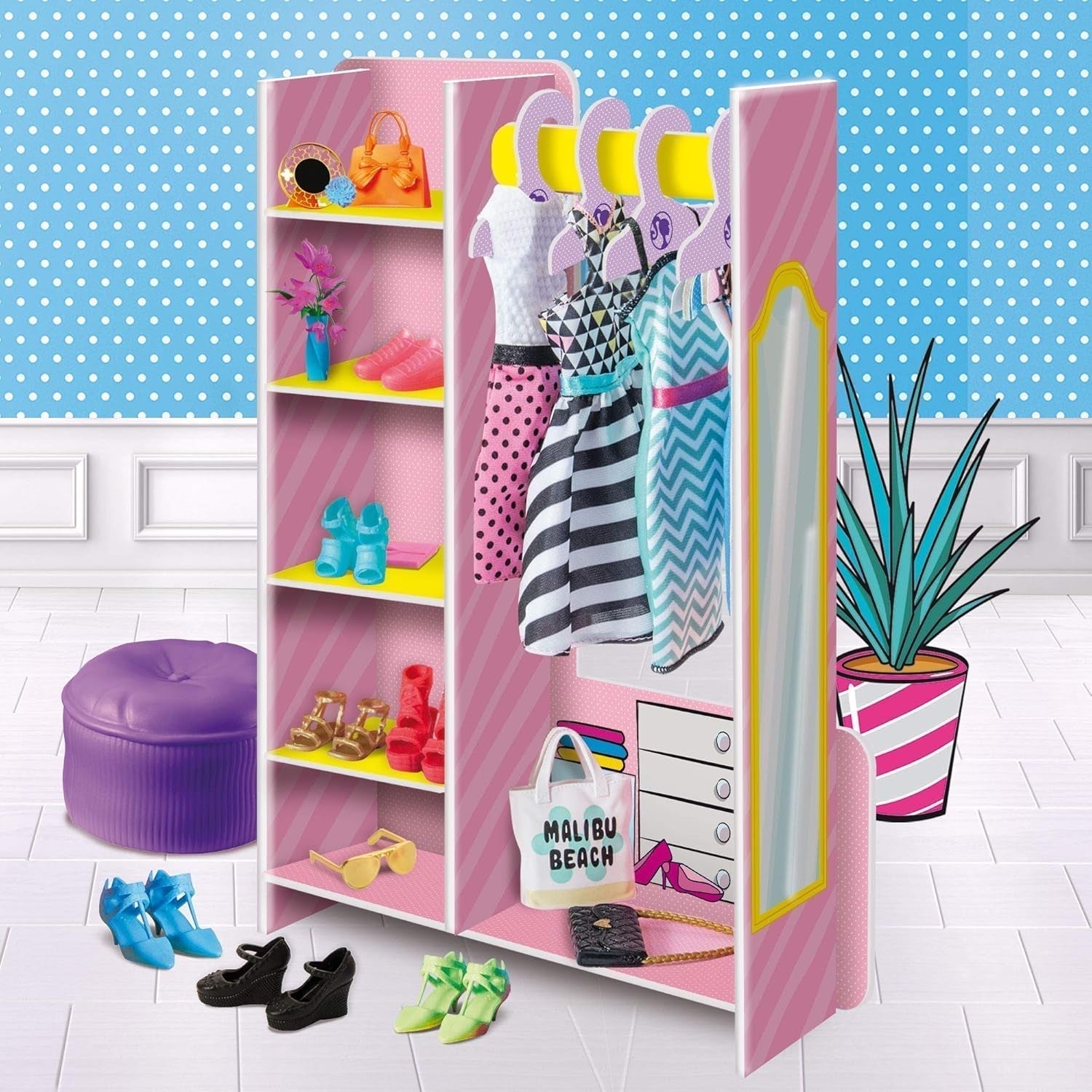 Lisciani 76918 Barbie Fashion Boutique Doll Houses Naty Shop