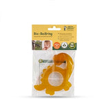 GRÜNSPECHT Organisk tandring Naturgummi för barnsjukdomar, masserar tandkött, BPA-fritt, mjukt, främjar finmotorik, dinosauriemönster (639-V1)