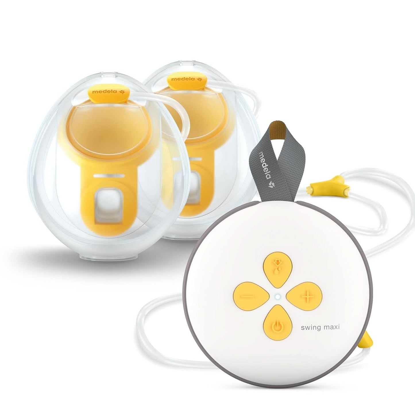 Medela Swing Maxi dubbel elektrisk pump - laddningsbar via USB Tillbehör Mat och amning Bebe Naty Shop Swing Maxi Hands-Free