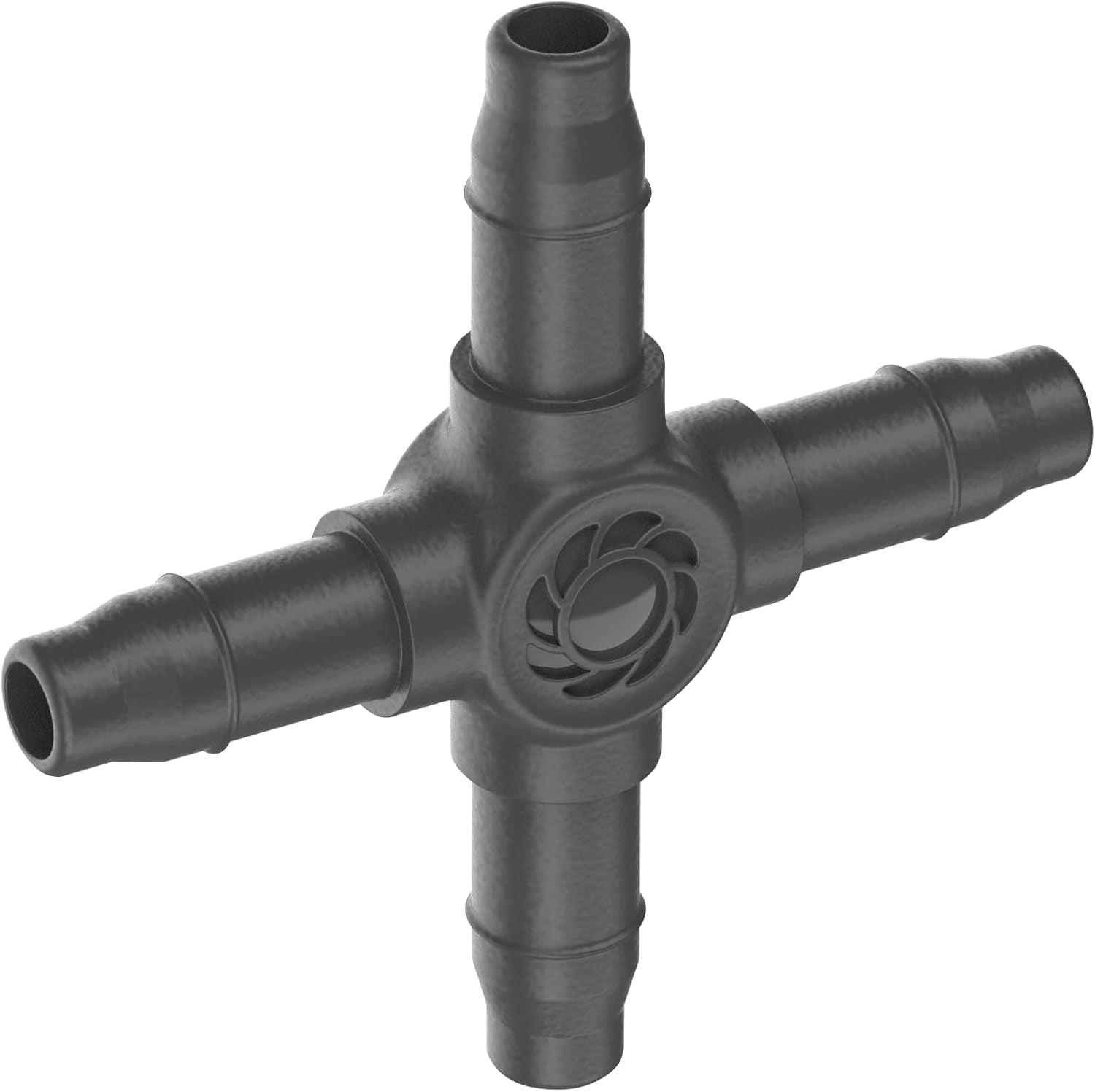 Gardena Micro-Drip-System - Korsanslutning 4,6 mm (3/16 tum): Tillbehör för grendistribution och droppledningar, knäckfri installation med Easy & Flexible anslutningsteknik (13214-20)