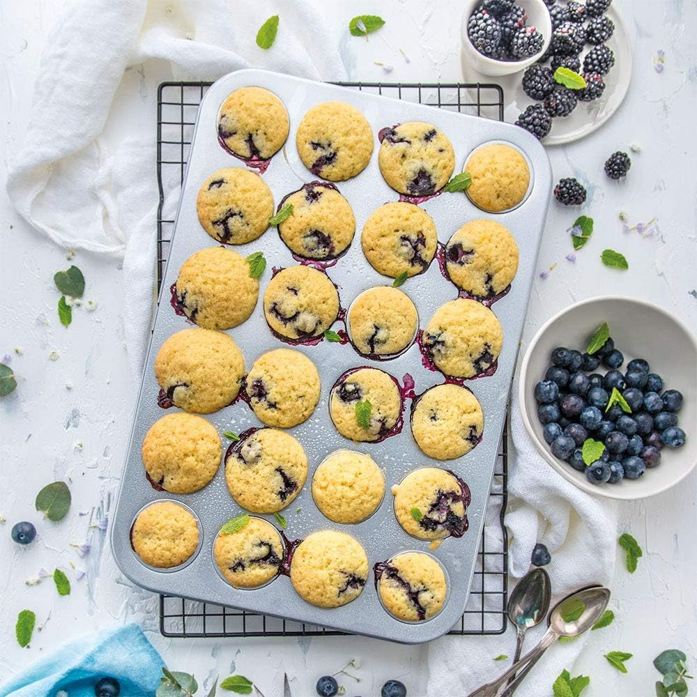 0070035 BAKFORM FÖR 24 MINI MUFFINS 38,5 X 26 X 2 H CM Bakformar och plåtar Naty Shop