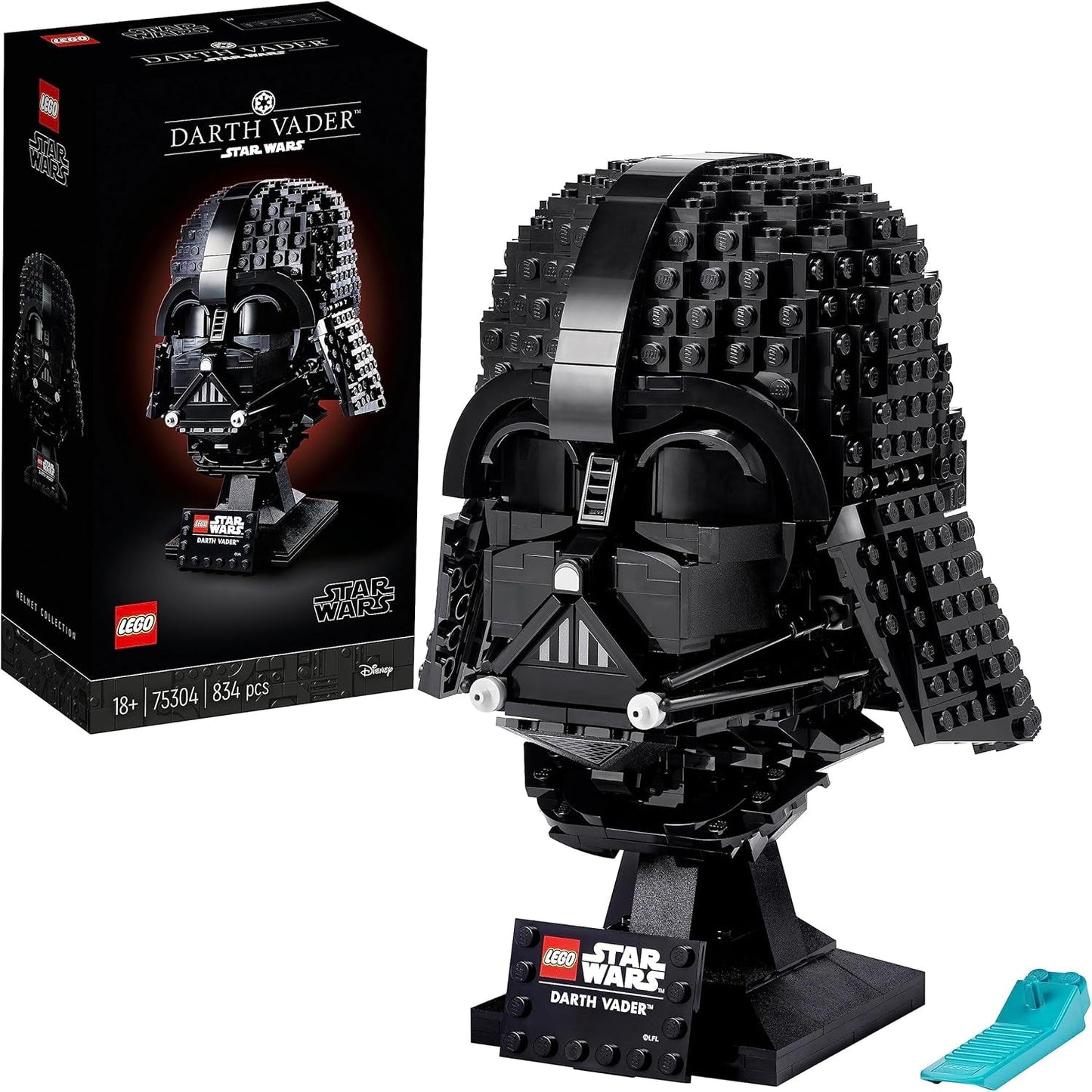 LEGO Star Wars Darth Vader Byggset för hjälm för vuxna, presentidé för män, kvinnor, honom eller henne, Samlingsmodell att bygga och visa 75304 Byggset Besuche den LEGO-Store Singur