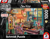 Schmidt Spiele 59654 Hemligt pussel, I syrummet, pussel 1000 bitar Pussel Naty Shop Standardtitel