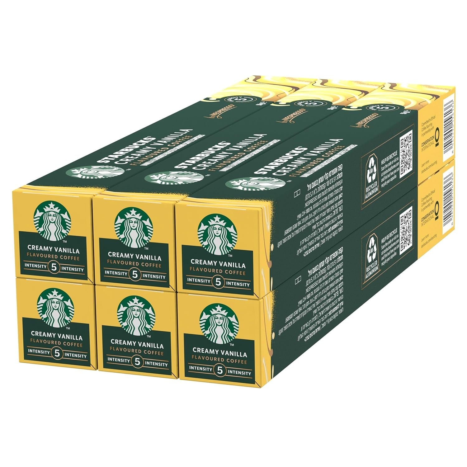 STARBUCKS av Nespresso, Helle Röstung, Vanille Aromatischen Kaffeekapseln 6 x 10 (60 Kapseln)