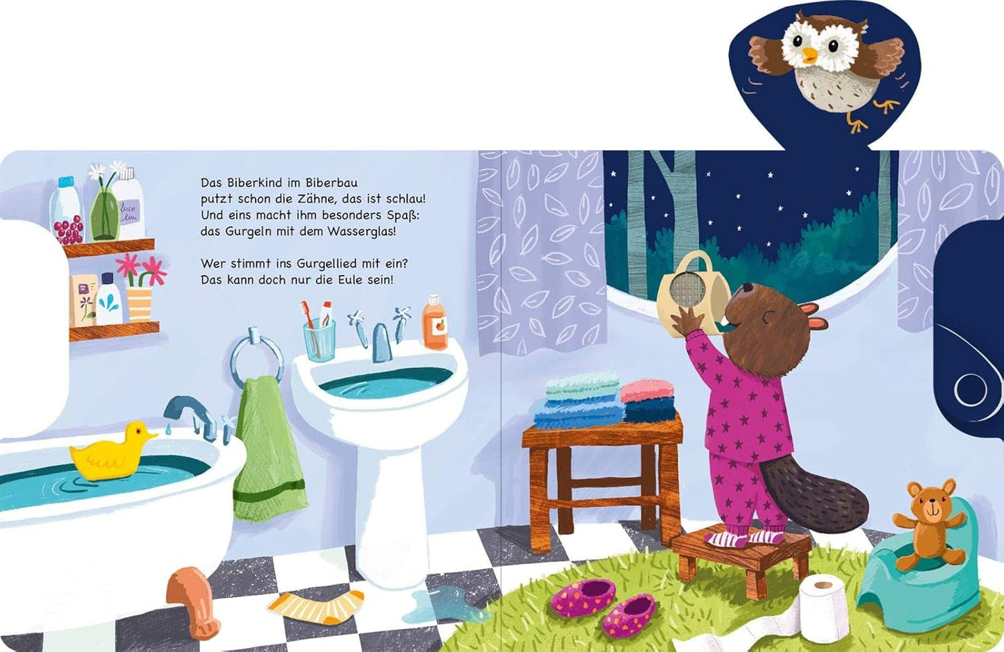 Shoo, shoo, nu sover du också!: Skjutreglage och 11 ljud | En innovativ bok med reglageljud för små över 18 månader Bebe Naty Shop Toys