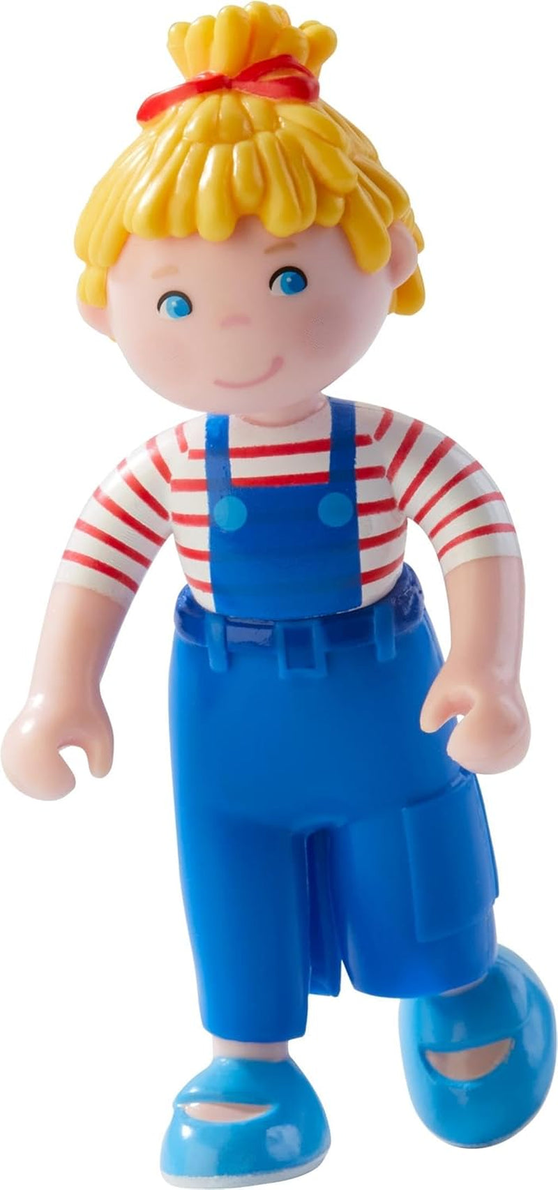 HABA 303672 - Little Friends - Conni | Söt minidocka från 3 år | Slitstark vikdocka i plast för långvarig lektid | Present till alla Conni Papusi Naty Shop-fans