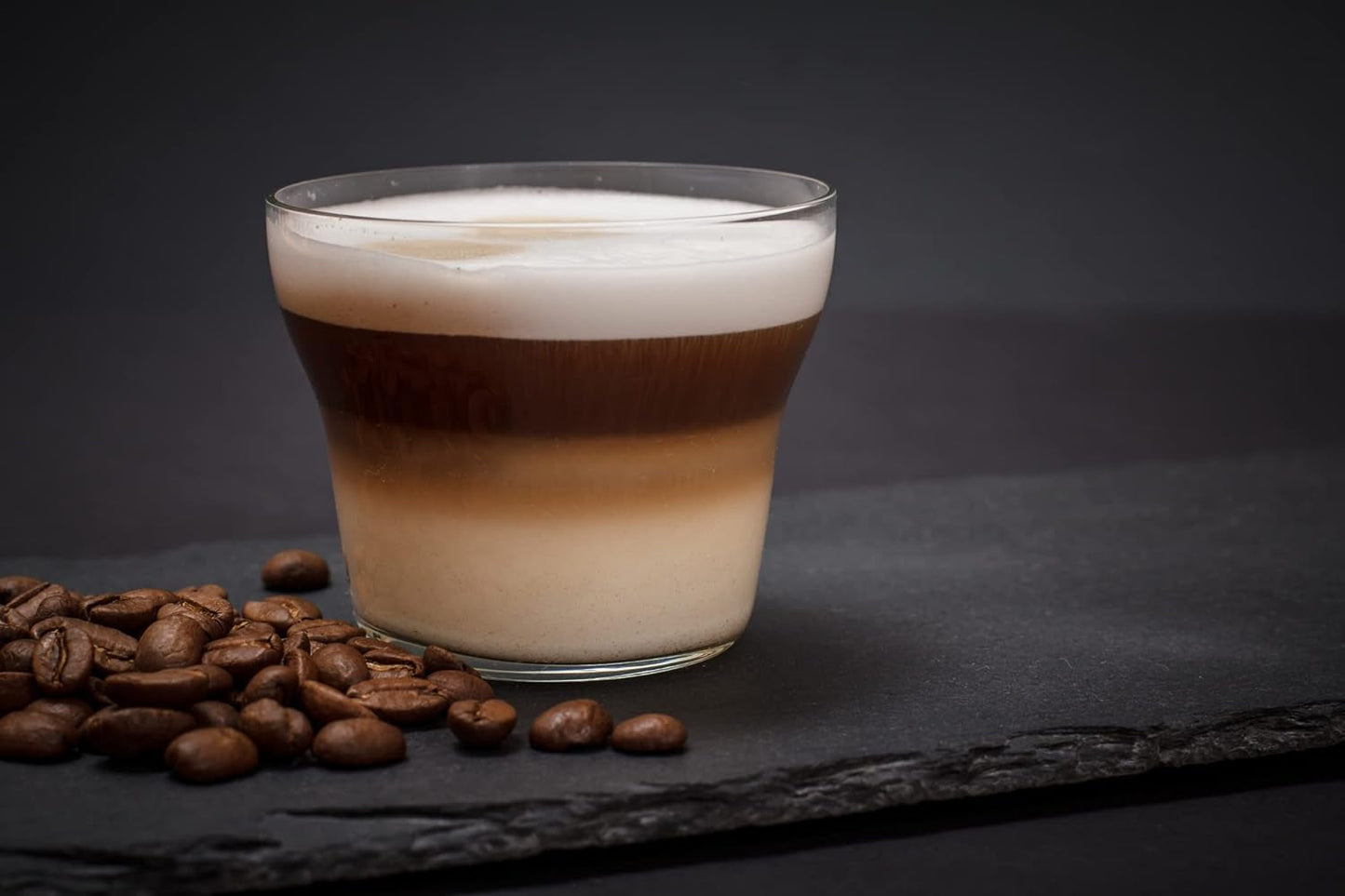 Espresso Kaffeebohnen stark 500g, Barista Kaffee schokoladig und säurearm, Espressobohnen, Bohnenkaffee mit Arabica und Robusta, fin Crema, idealisk för Cappuccino