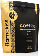 Kaffebönor 1 kg – Arabica och Robusta espressobönor av hög kvalitet, handrostade över en vedeld för en rik och aromatisk kaffeupplevelse av hela bönor