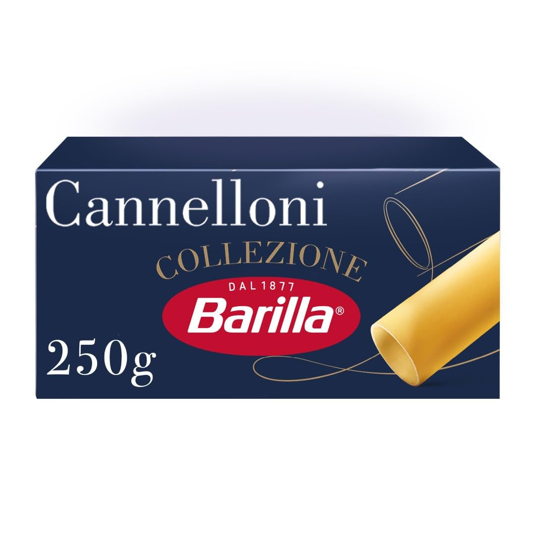 Barilla Collezione Cannelloni högkvalitativ durumvetepasta Always Al Dente Förpackning om 12 (12 x 250 g)