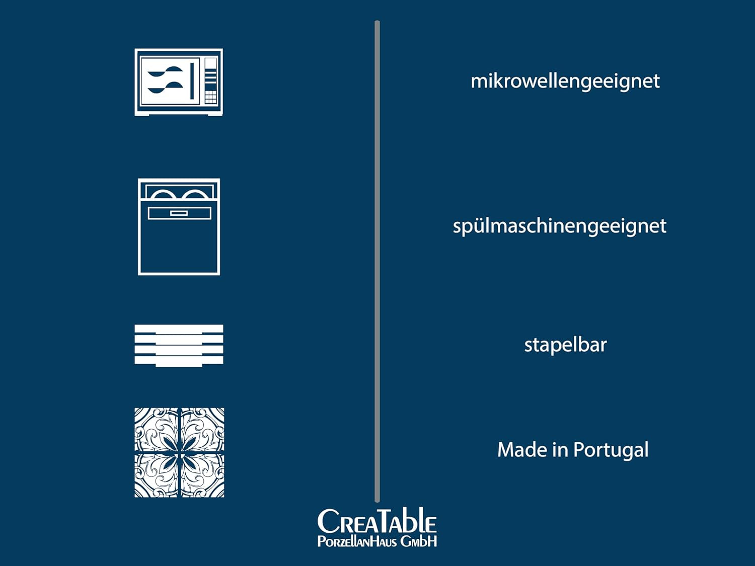 Skapabar, 30007, Soft Touch-serien, 2-delad servisset, salladsset av stengods, diskmaskin och mikrovågssäker, tillverkad i Portugal