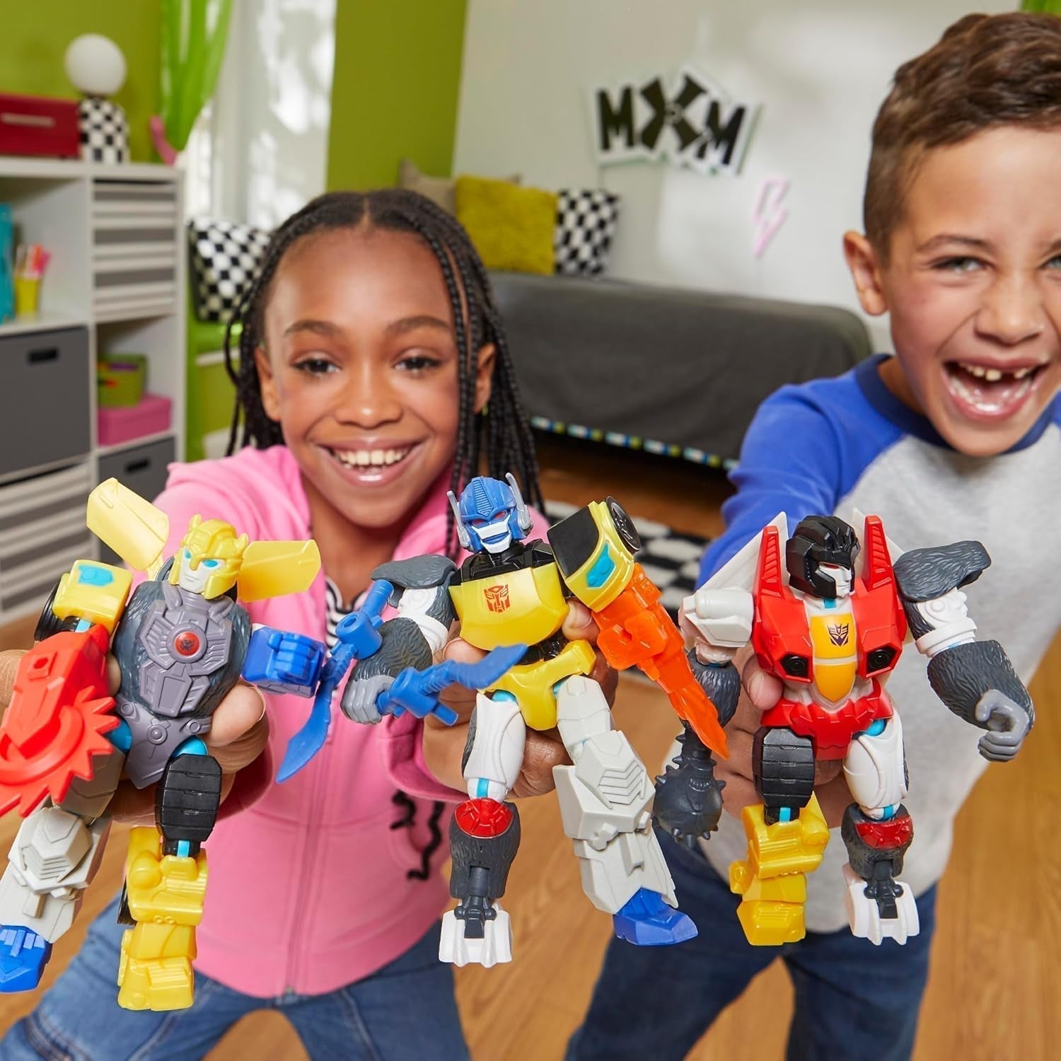 Transformers Mixmashers Starscream Anpassningsbar actionfigur & tillbehör Actionfigurer Naty Shop