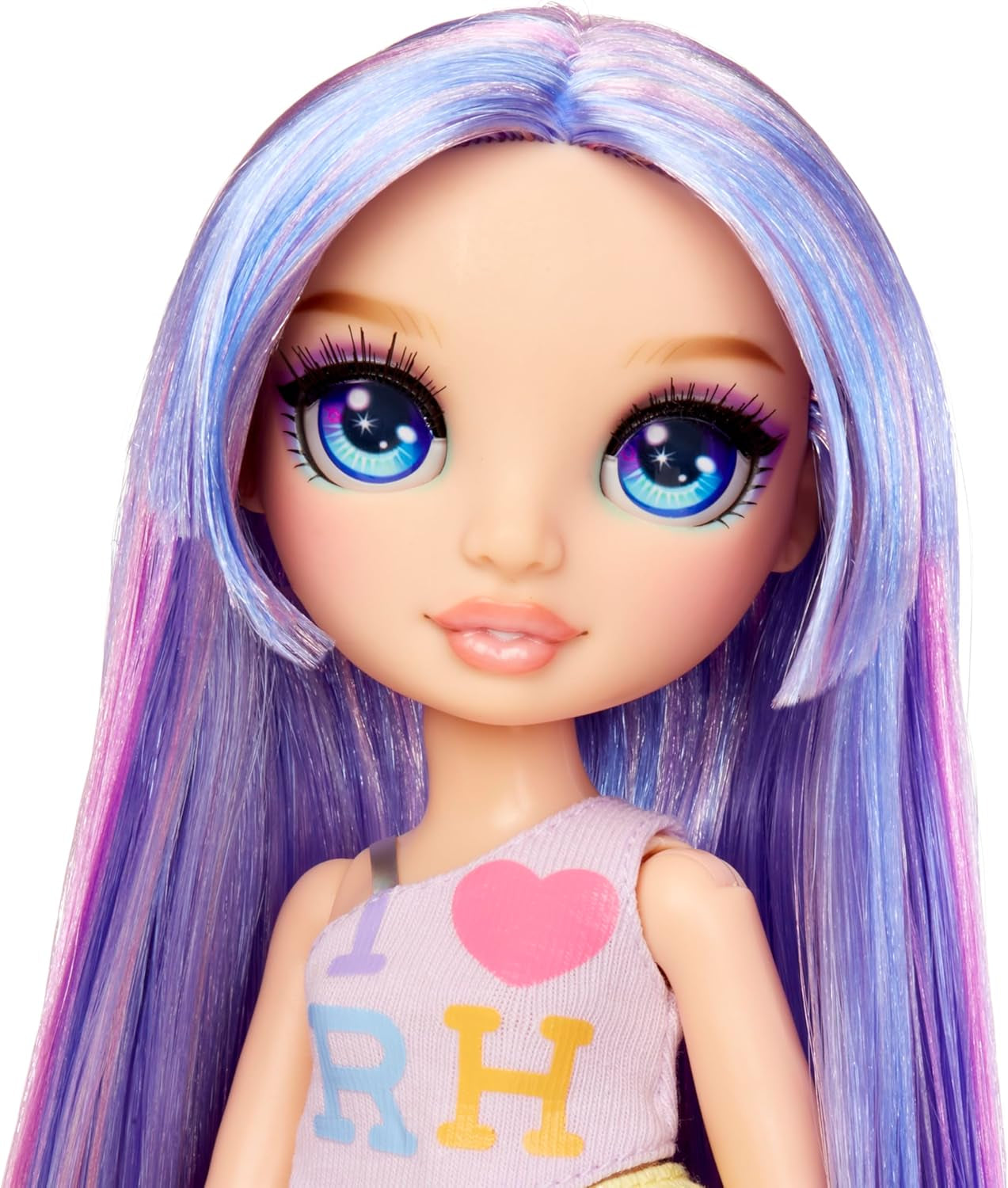 Rainbow High My Fashion Style Doll - Lila - 28cm Lila modedocka med snygg outfit och snygg väska, för lek, posering, insamling, för barn 4-12 år