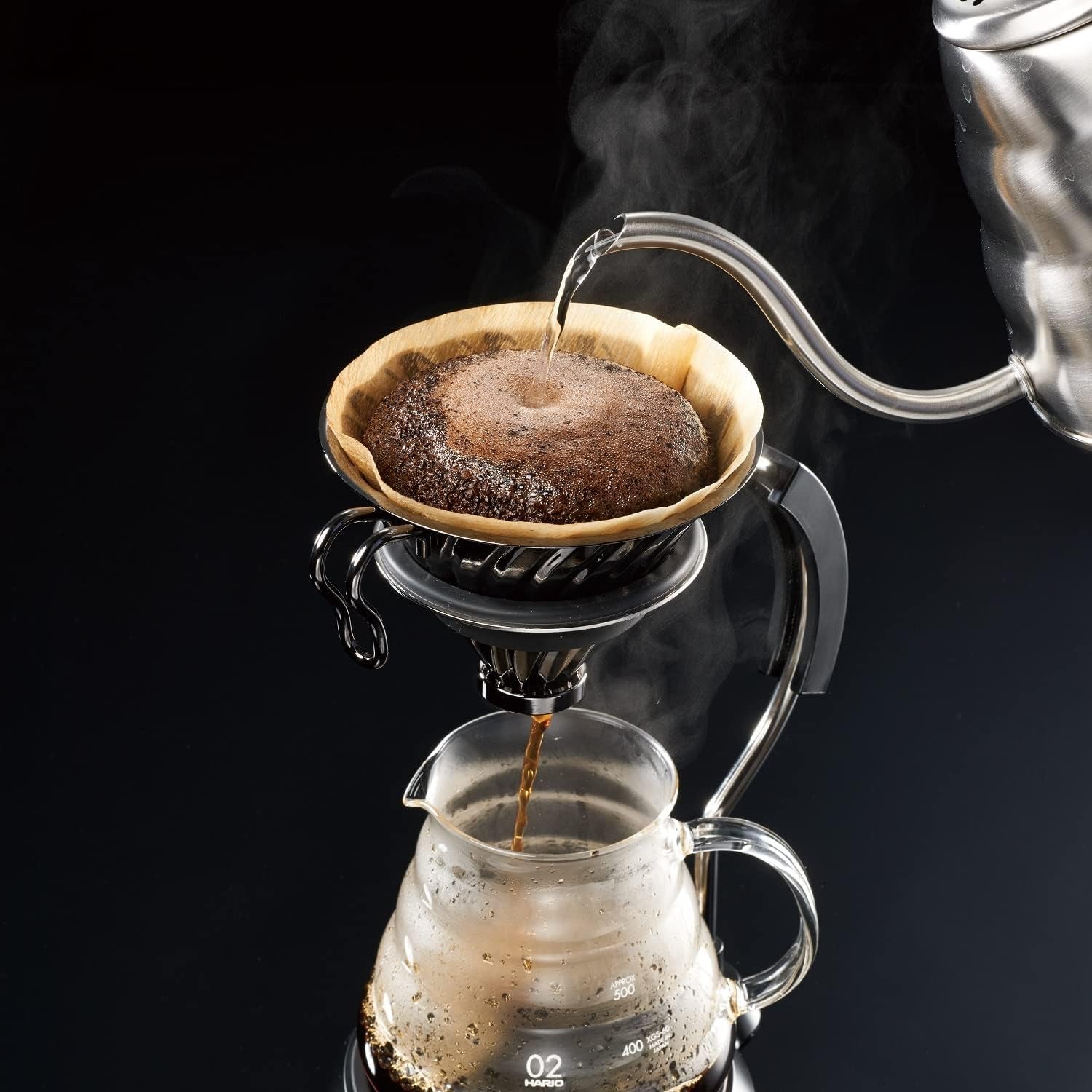 Kaffedroppare i metall V60