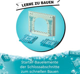 LEGO Disney Frozen Elsas ispalats, Isdrottningens slott, prinsessan ELSA och Anna dockleksak, plus 2 djurfigurer, fantastisk present till 4-åriga flickor och pojkar 43238 Byggset Besuche den LEGO-Store