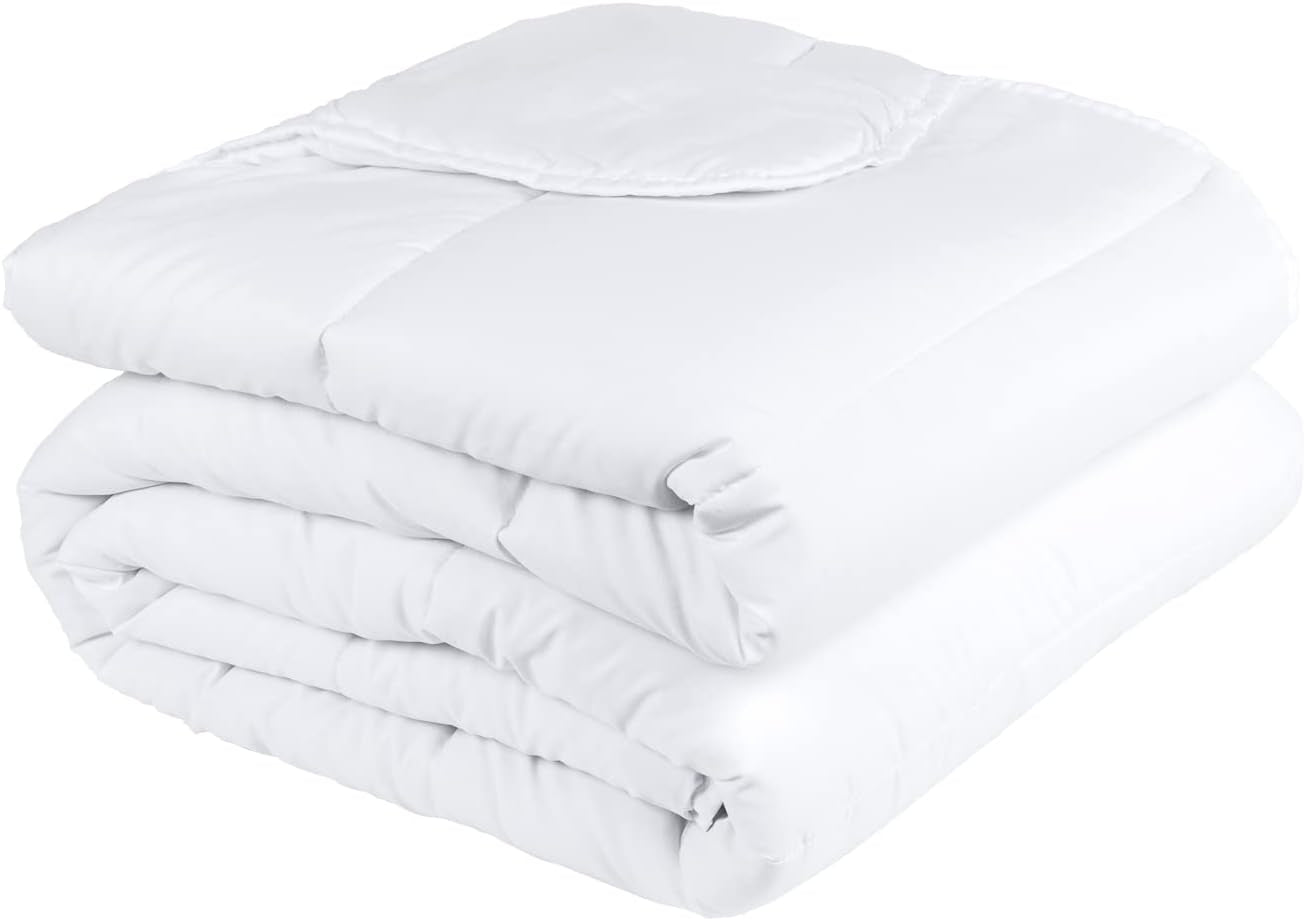 Pikolin Home fiber quilt, Mite-proof, Spring, Summer, 150 G, Quilt, Hypoallergenic, Breathable, Various sizes, RF07 Quilts and quilts Naty Shop White 200 - 280 X 240 Cm bed