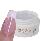 Sun Garden Nails monofasisk transparent gel 30ml + låda med 100 tips + lim för tips 7ml