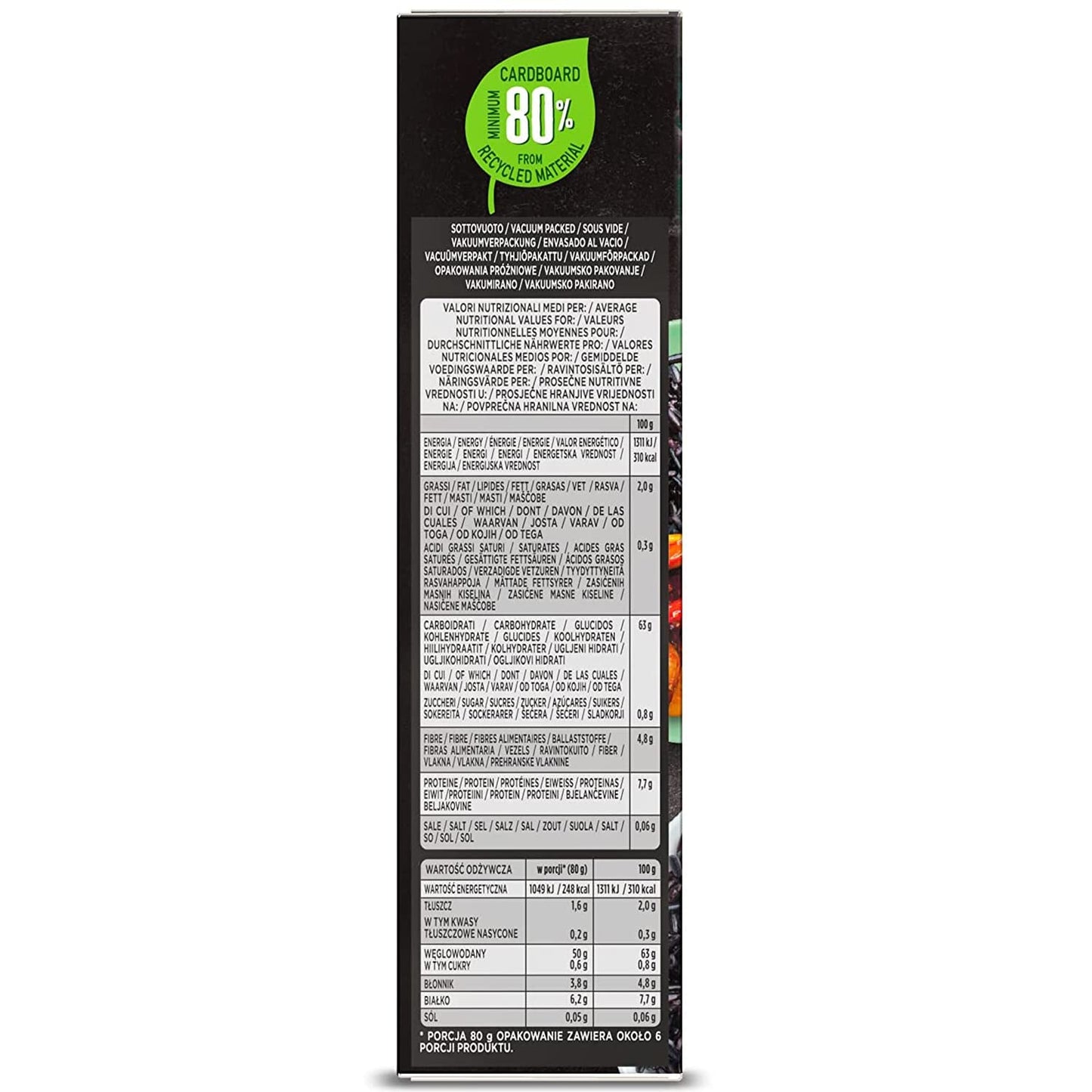 Scotti svart fullkornsris Riso Nero Venere 500 g