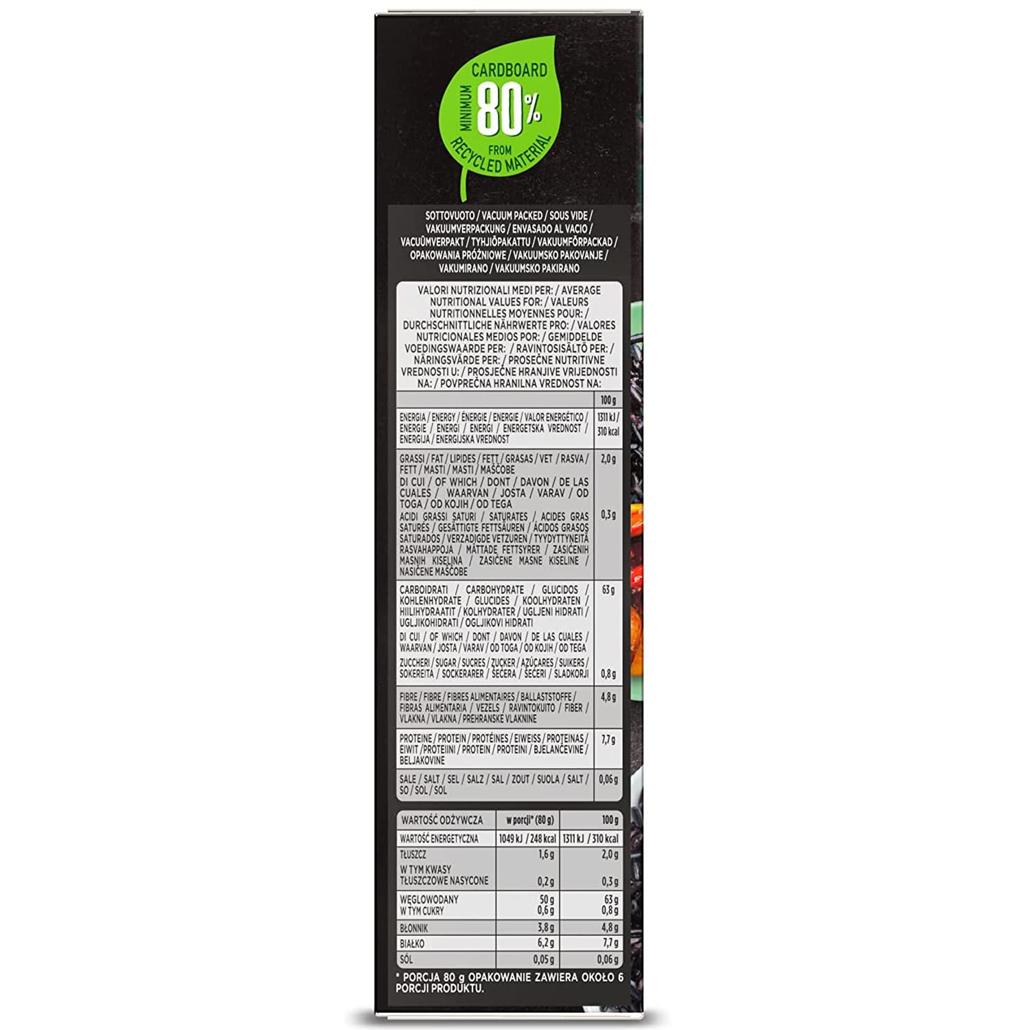 Scotti svart fullkornsris Riso Nero Venere 500 g