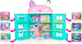 GABBY'S DREAMWORKS DOLLS HOUSE - Deluxe Room, Cakey Confectionery, Kuchi Kitchen (rumänska: Cakey), 3 möbler och 2 överraskningslådor med tillbehör, lämplig för barn från 3 år och uppåt