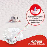 Huggies Babyblöjor Little Movers, Disney Design, storlek 3, 168 count (3 x 56), månadslåda