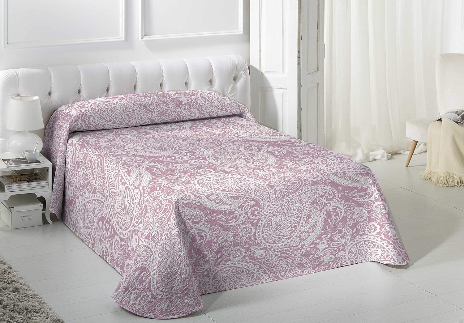VIALMAN Lätt filt Sofia 29, Bomull Polyester, Brun, Cama 135: 230 X 270 Cm Sängar och filtar Besuche den VIALMAN-Store Rosa 180 X 190 Cm