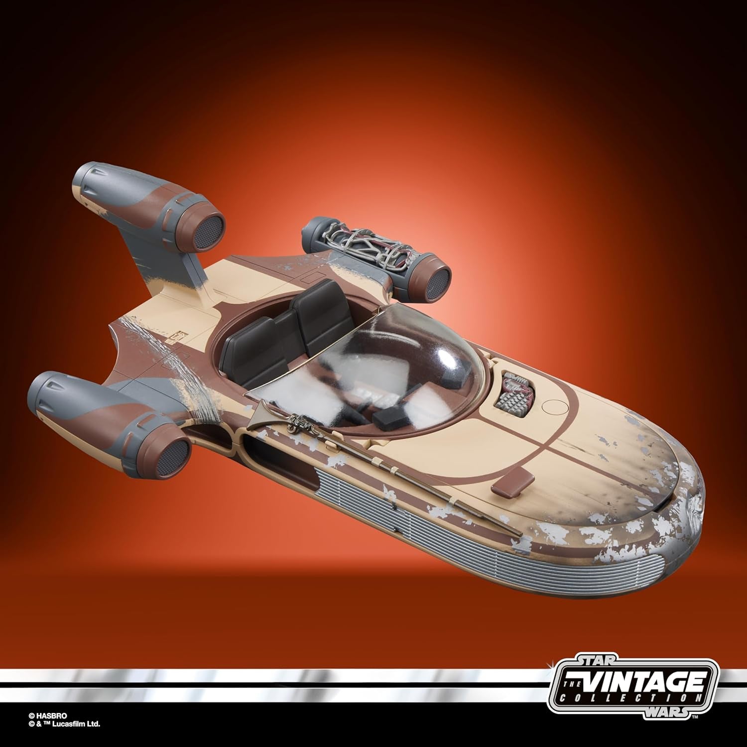 Star Wars Vintage Collection Landspeeder & Luke Skywalker, Star Wars: A New Hope Actionfigur & Vehicle, 9,5 cm actionfigurer Naty Shop