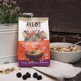 Allos Hof Granola med bär | Ekologisk müsli | Müsli med bär | Krispig müsli | Spannmål till frukost | Förpackning om 6 (6 x 300 g), 1 st (förpackning om 6)