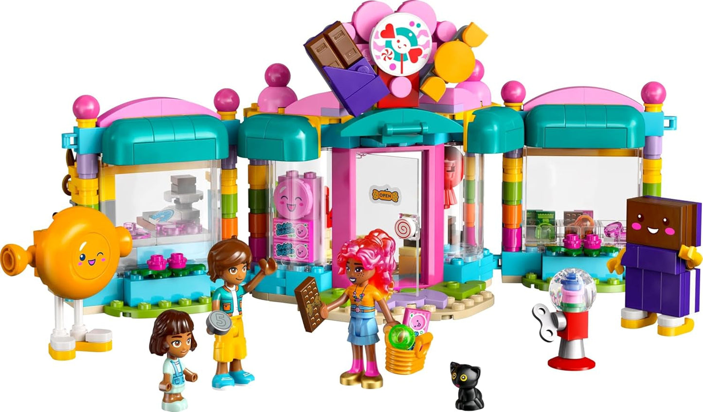 LEGO Friends Heartlake City Shop Lekset för tjejer 6+ Rollspel med 2 minidockor, mikrodocka och kattleksak 42649 Byggset Besuche den LEGO-Store
