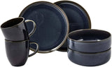 Villeroy & Boch Crafted Denim frukostset, 6 delar, för 2 personer, blå