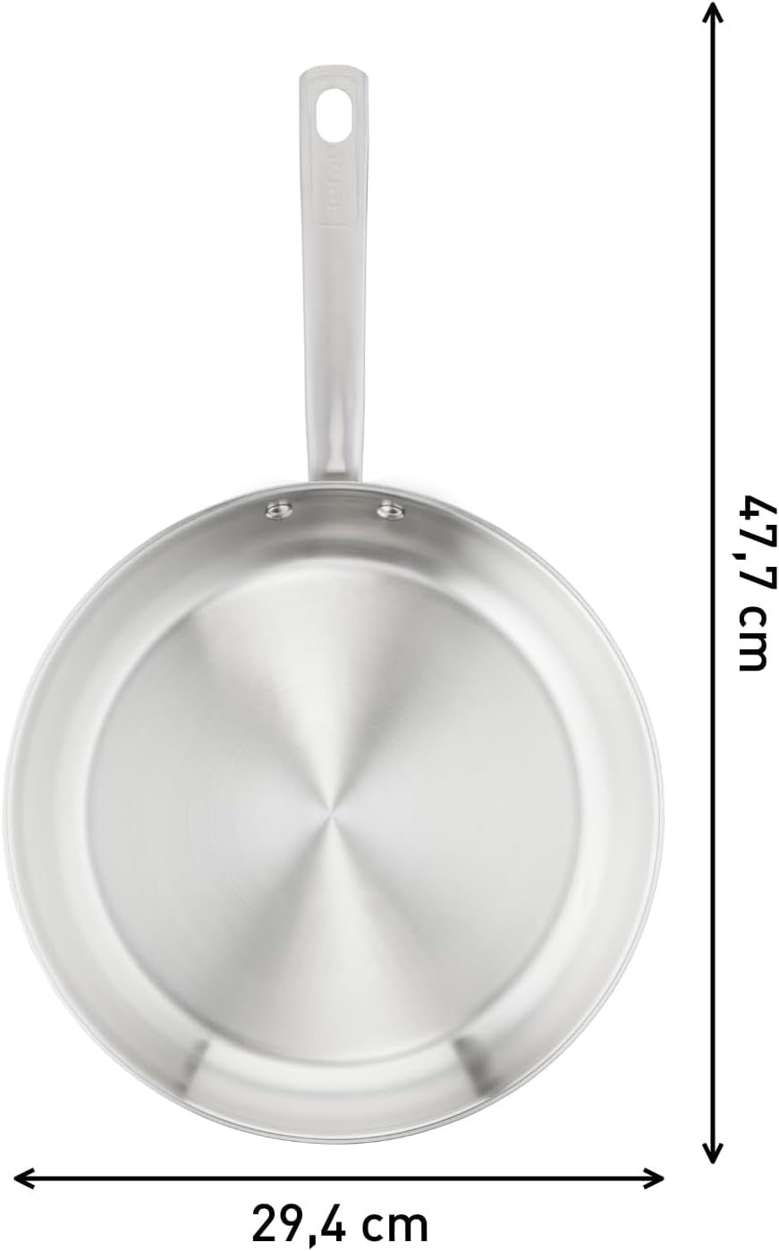 TEFAL VIRTUOSO panna 28 cm, rostfri panna, induktionsgrytor och kastruller Naty Shop