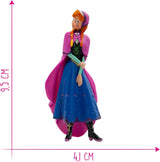 Bullyland 12960 - Prinsessan Anna-figur från filmen Frozen av Walt Disney, ca. 9,5 cm, mycket detaljerad, perfekt som en liten present till barn från 3 år och uppåt