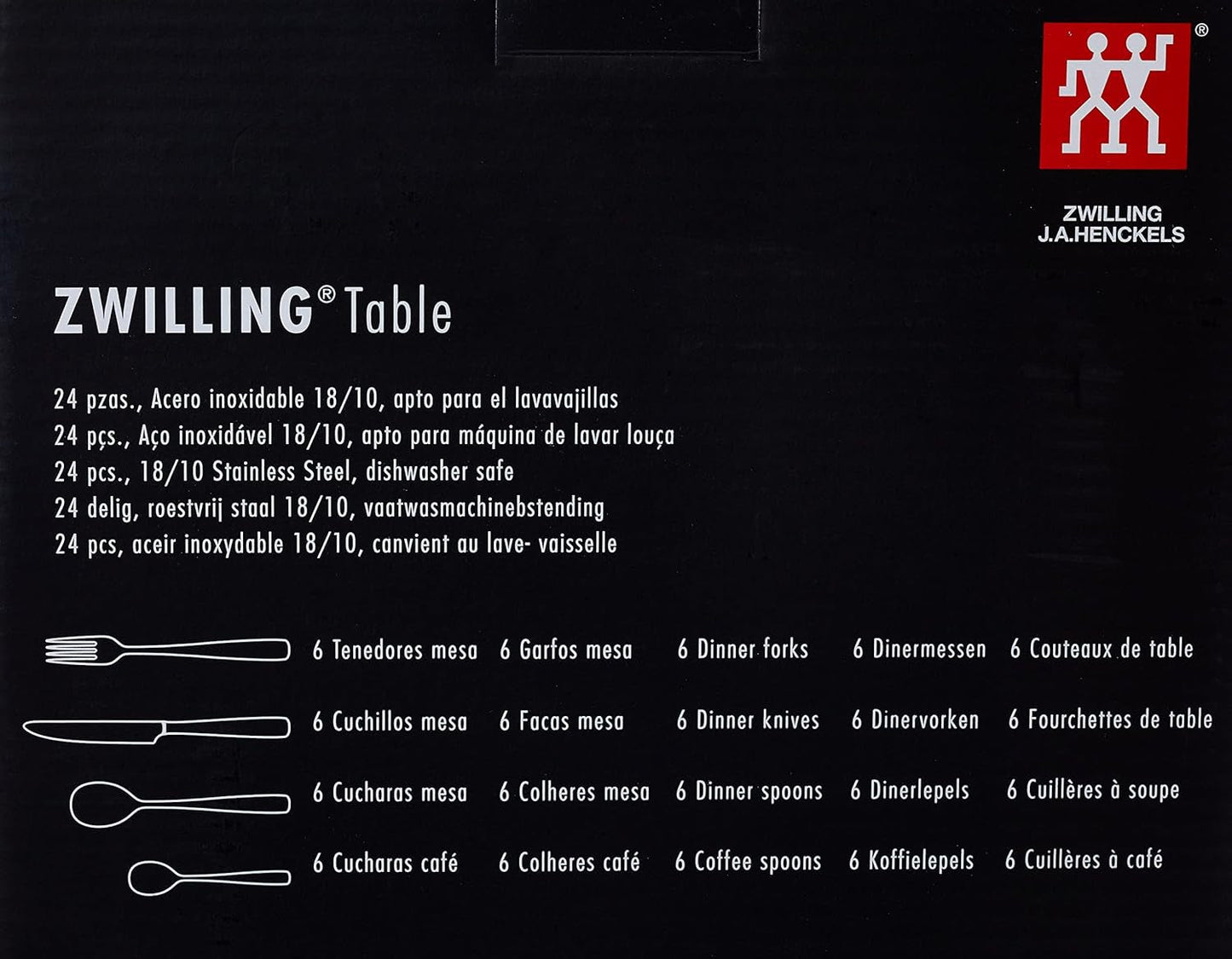 ZWILLING Artic bestickset, 24 delar Kitchen Naty Shop