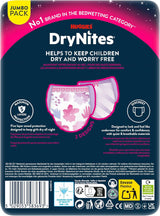 Huggies DryNites nattblöjor för sängvätning för flickor 13-ungefär 17 år (48-60 kg) 33 Count (3 x 11) Jumbo månadspaket XL blöjbyxor