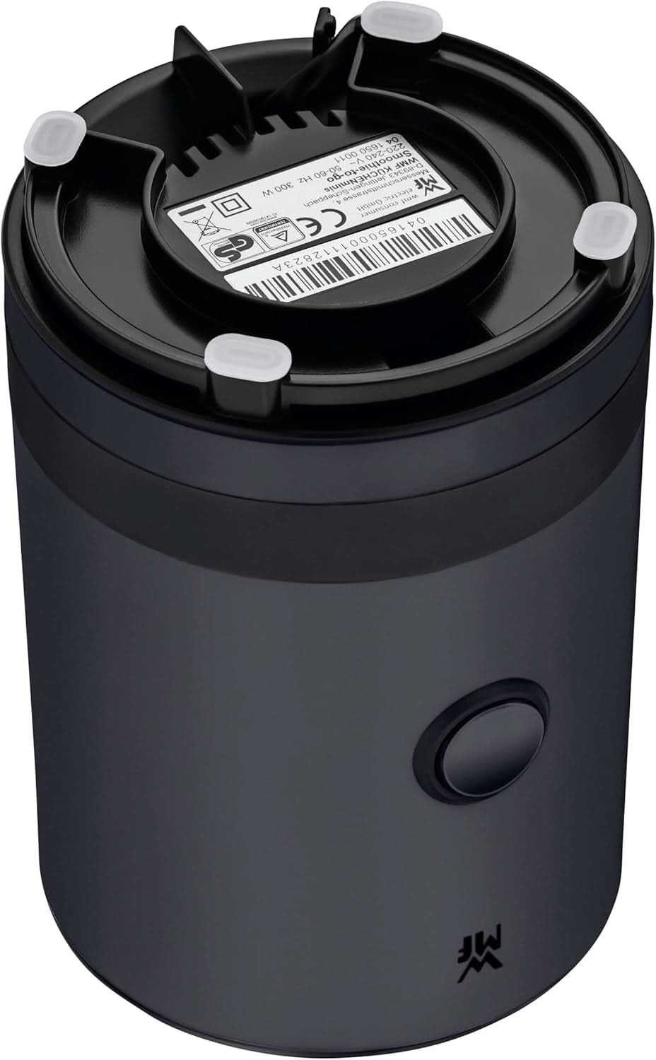 WMF Küchenminis Smoothie-To-Go, Mini Standmixer Mit Zwei Mix-/Trinkbehältern 0.6L, Mixer Hochleistungsmixer 300 W, Edelstahl Matt, Schwarz Kitchen Naty Shop