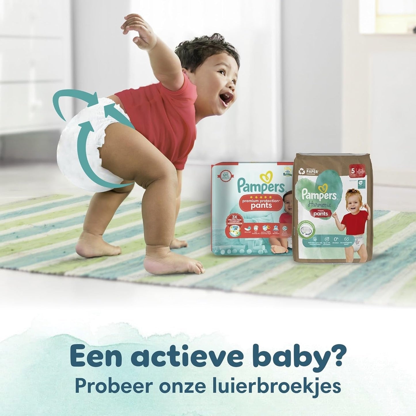 Blöjor Pampers Harmony 80 storlek 4 (9-14 kg)