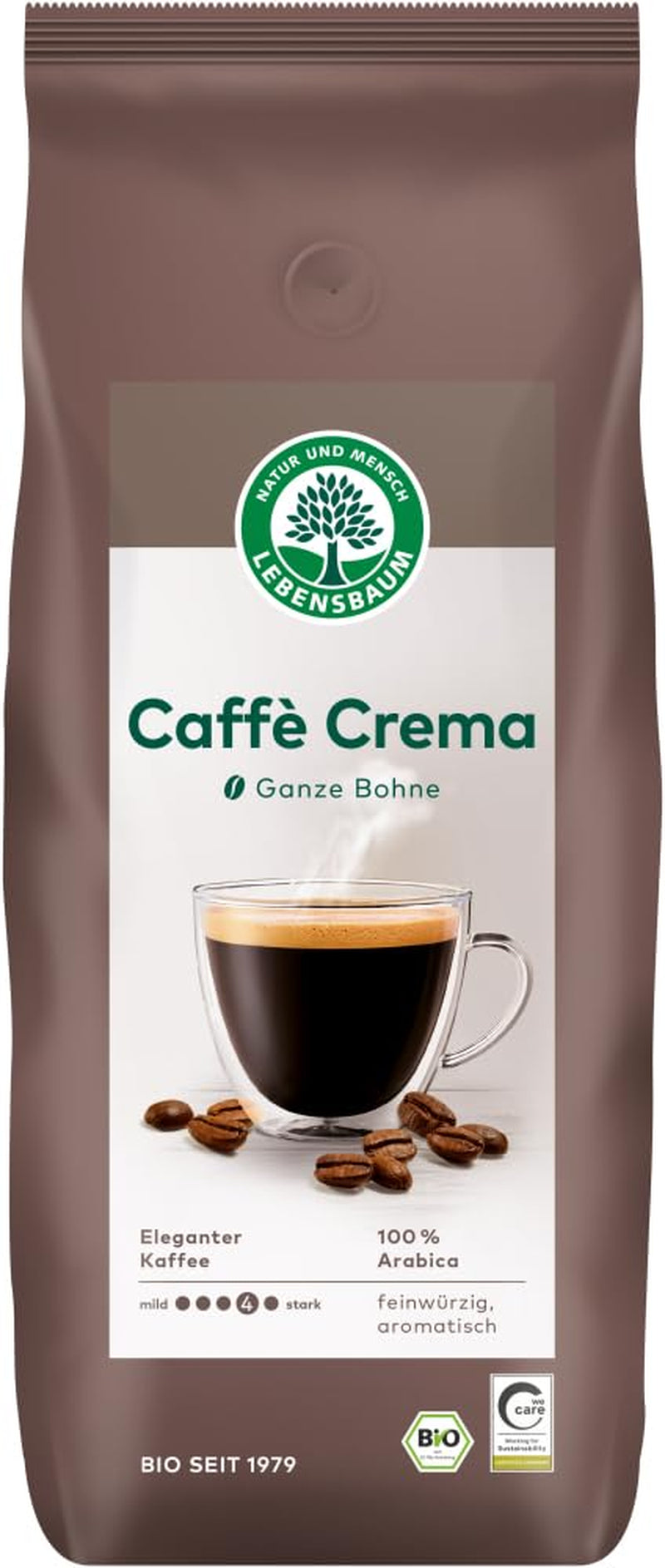 Caffè Crema, hela bönor 6 x 1000 g