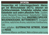 Nestlé Gingerbread, ett läckert och krispigt mellanmål med pepparkakssmak, täckt av mjölkchoklad och förfinad med dekorativa ränder av mörk choklad, 1 förpackning (1 x 115g)