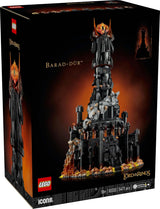 LEGO Ikoner Sagan om ringen: Barad-Door vuxen byggset med Sauron, Gothmog, Orc, Frodo, Sam och Gollum Minifigurer Filmminnen Fan Samlarobjekt 10333 Byggset Beuche den LEGO-Store