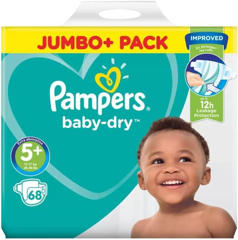 Blöjor Pampers 81657566 Baby-Dry Byxor, vit