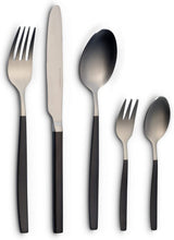 Echtwerk Positano Due-Bronze Bestickset, Black Edition, 20 delar, 4 personer Kök Naty Shop Silver/Svart
