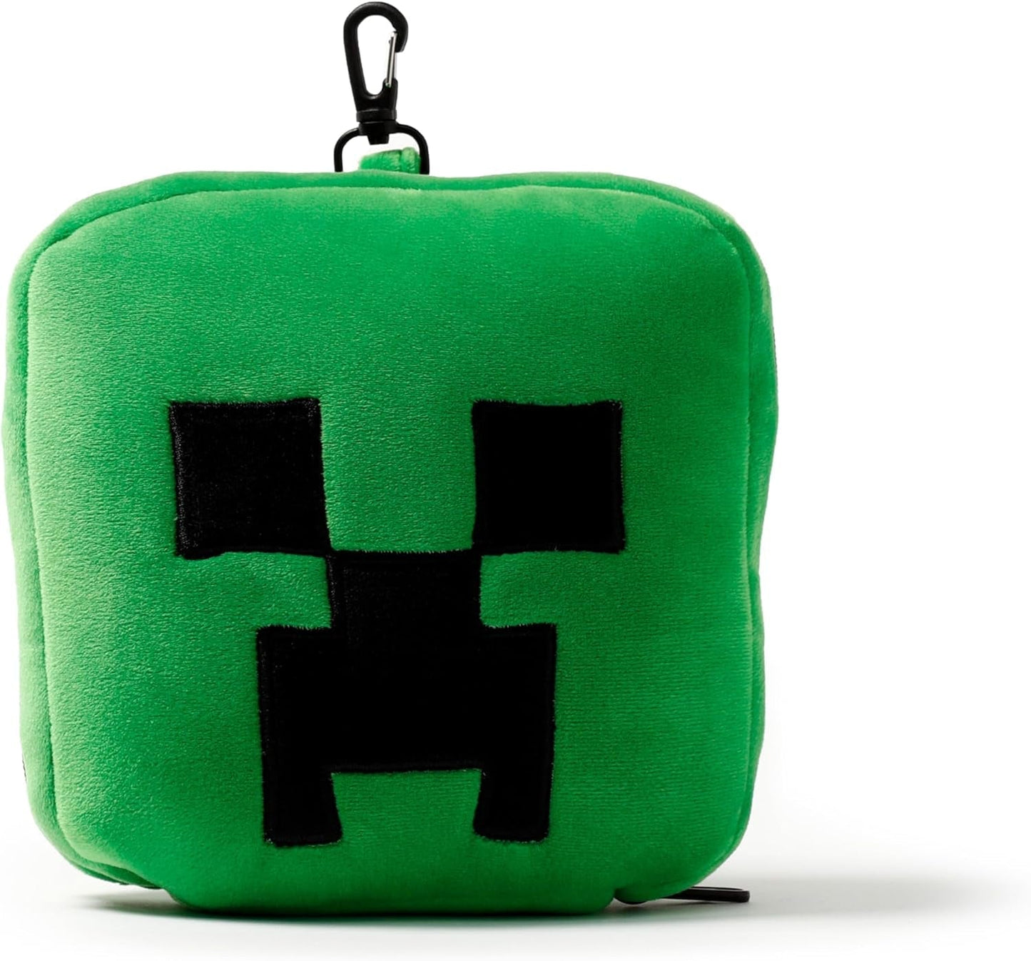 Puckator Relaxeazzz Minecraft Creeper Plysch resekudde och ögonmask Nackstöd Sovkudde Nackkudde Resekudde Sovmask Barn och vuxna för resor Bil Tåg Flygplan Tillbehör Resekuddar Naty Shop