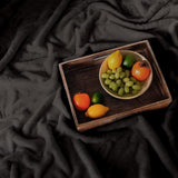 Amago - Bekväm filt, kashmirlook, 180 X 220 cm - Svarta sängar och filtar Besuche den GÃ¶zze-Store