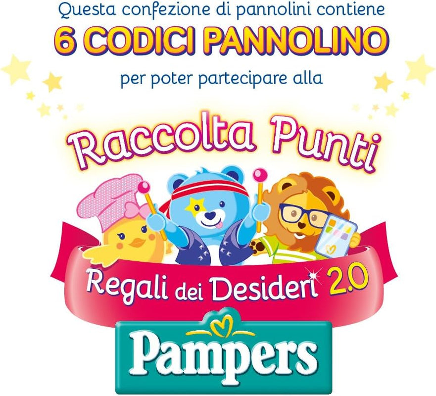 Pampers Sun and Moon Midi-blöjor, stl 3 (4-9 kg), 120 blöjor