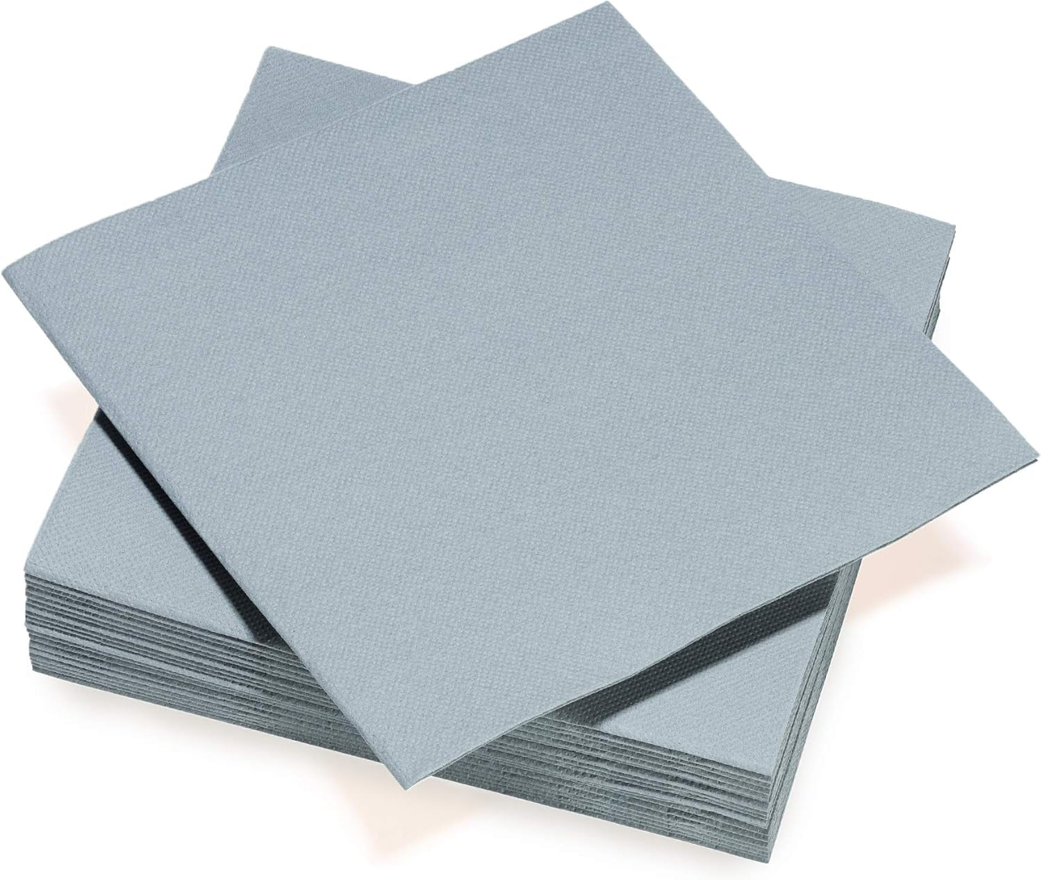 - Tex Touch pappersservetter - Svarta - Fsc®-certifierade servetter - Återvinningsbara och biologiskt nedbrytbara - Set med 40 stora svarta servetter 38 X 38 Cm