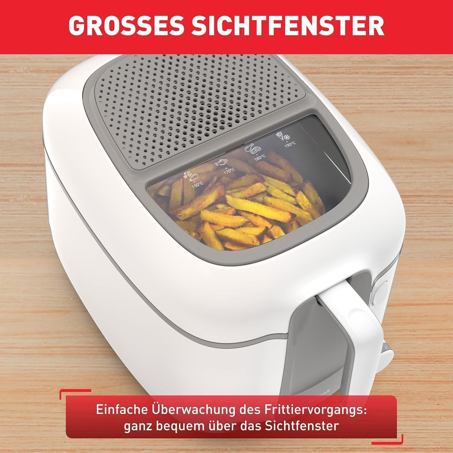 Tefal Super Uno Access fritös, kapacitet 2,2 L, diskmaskinsäkra delar, luktfilter Vitvaror Naty Shop