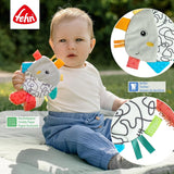 Fehn Crackling Fish - Fånga och leka leksak för bebisar - Fånga djurleksak för bebisar - Motorisk leksak och sprakande leksak för bebisar och småbarn från 0+ månader Baby Toys Naty Shop