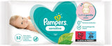 Pampers Sensitive Baby Wipes, 15 paket med 80 våtservetter, 1200 babyservetter, 2-i-1 skonsam rengöring och hudskydd