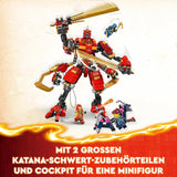 LEGO NINJAGO Kai's Ninja Climbing Mech Set, Ninja Toy med byggbar actionfigur och 4 minifigurer, Kids Adventure Set, födelsedagspresent för 9-åriga pojkar och flickor 71812 Byggset Beuche den LEGO-Store